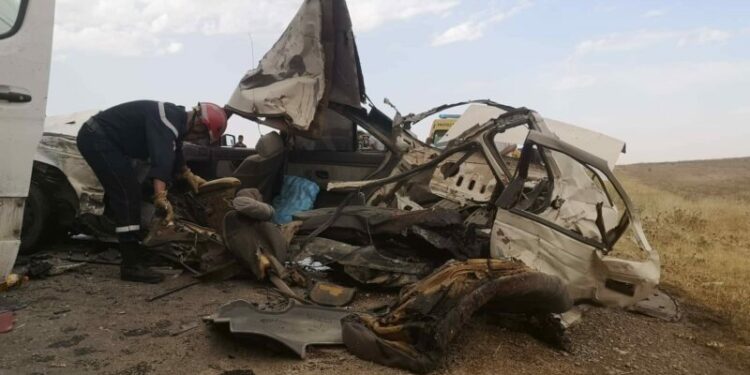 مصرع 4 أشخاص من عائلة واحدة في حادث مرور بسعيدة