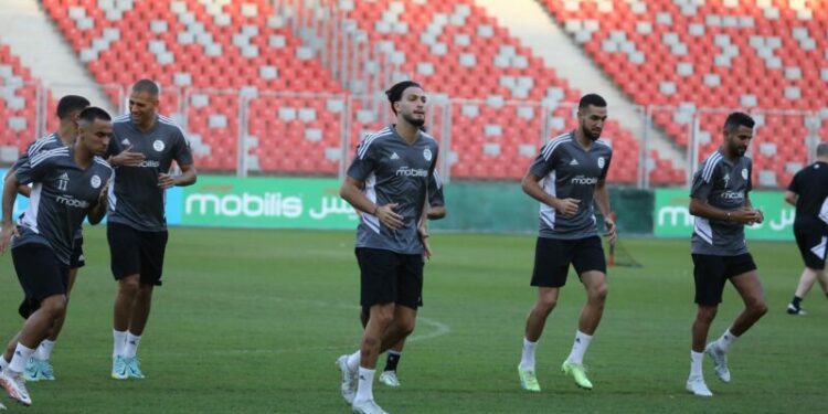 بالصور.. محاربو الصحراء يحضرون لمواجهة نيجيريا