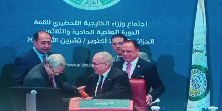 الجزائر تتسلم رئاسة القمة العربية على مستوى وزراء الخارجية