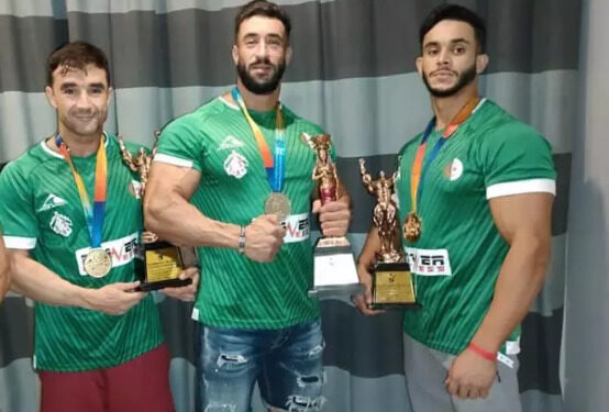 المنتخب الوطني لبناء الأجسام بطل إفريقيا