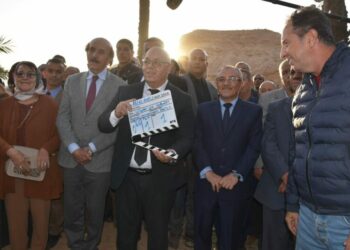 وزير المجاهدين يعطي إشارة انطلاق تصوير فيلم “حامي الصحراء”