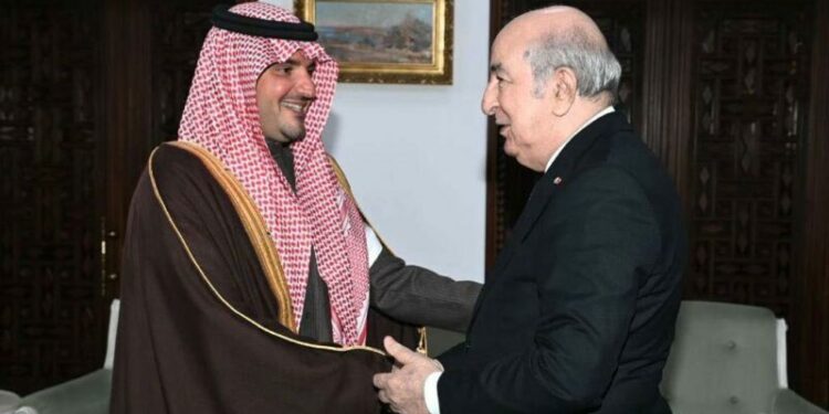 الرئيس تبون يستقبل وزير الداخلية السعودي