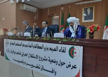 عرض مفصل حول النشاط المنجمي للذهب في ان قزام