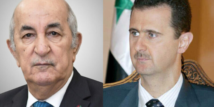 زلزال سوريا.. الرئيس تبون يعزي نظيره الأسد