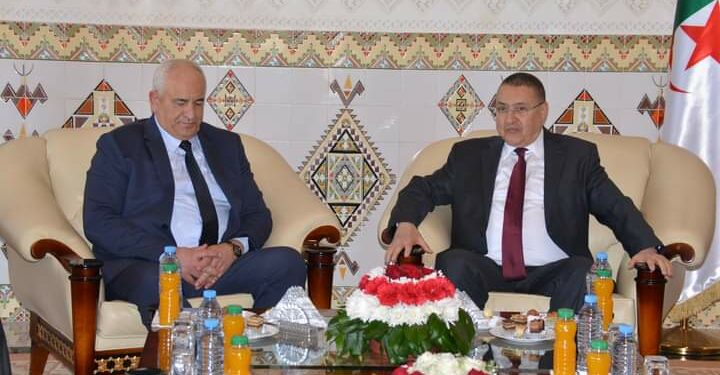 الوزير ابراهيم مراد يستقبل نظيره الفلسطيني