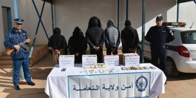 توقيف عصابة سرقة المجوهرات بالنعامة