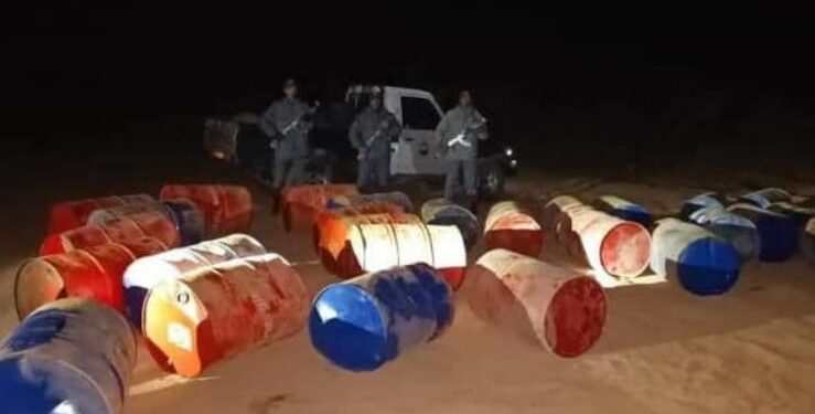 حجز 13600 لتر من البنزين الموجه للتهريب بتمنراست