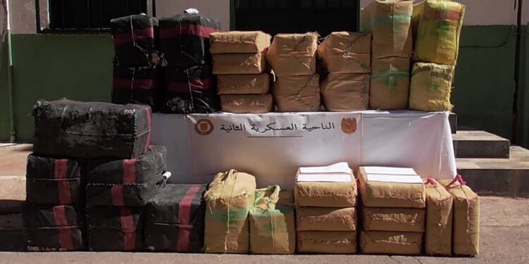 إحباط تهريب كمية مخدرات ضخمة من المغرب إلى الجزائر