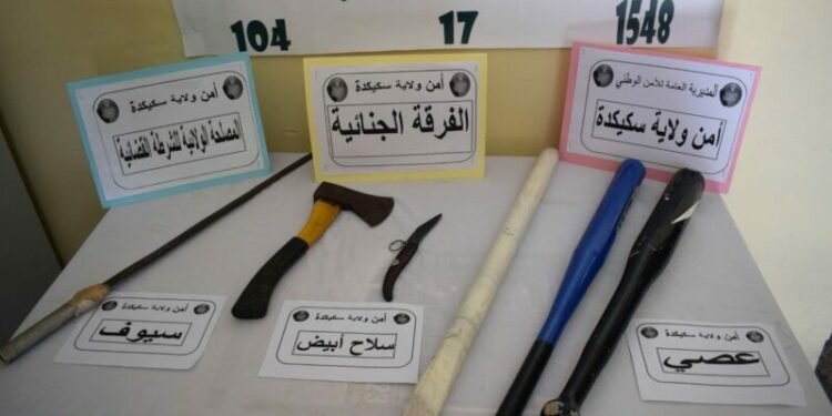 الإطاحة بعصابة أحياء في سكيكدة