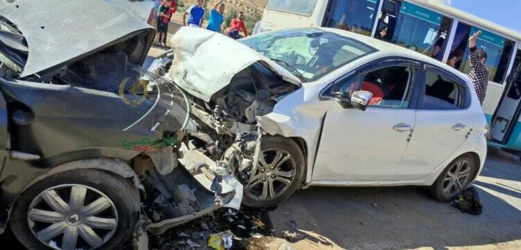 11 جريحا في حادث مرور بالشلف