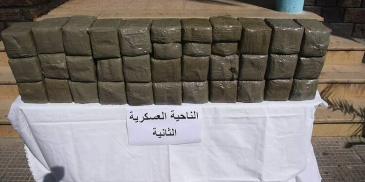 إحباط محاولات ادخال 6 قناطير كيف معالج عبر الحدود مع المغرب