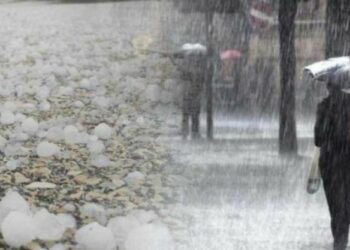 أمطار رعدية وبرد في 5 ولايات