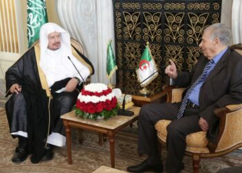 قوجيل يستقبل رئيس مجلس الشورى السعودي