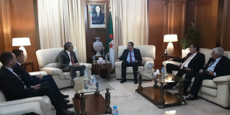 وزير الطاقة يستقبل مسؤول بجمعية منظمي الطاقة لدول المتوسط