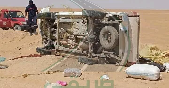 هلاك 3 أشخاص في حادث مرور ببرج باجي مختار