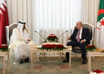 الرئيس تبون يستقبل الشيخ حمد بن خليفة آل ثاني