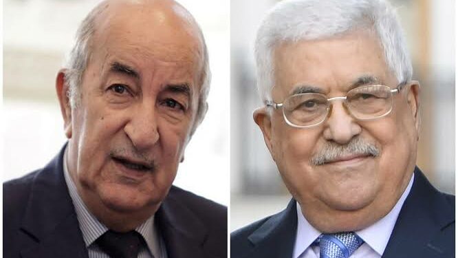 رئيس الجمهورية يتلقى تهاني عيد الأضحى من نظيره الفلسطيني