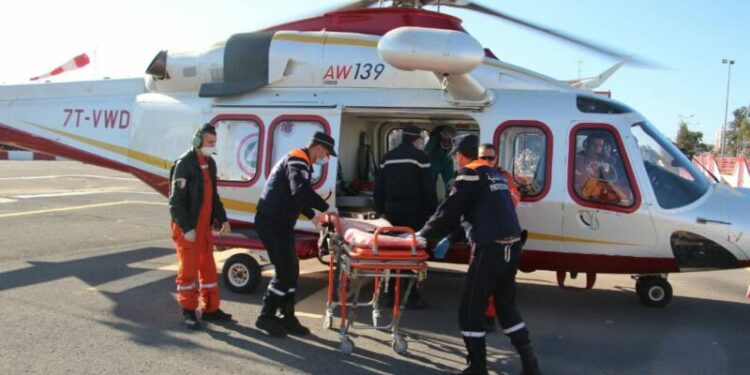 مروحيتان لنقل ضحايا انفجار غاز بغرداية إلى الجزائر العاصمة