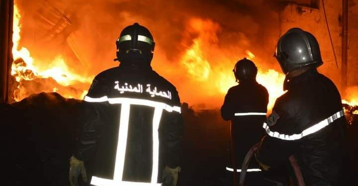 آخر حصيلة تدخلات الحماية المدنية لاخماد حرائق غابات في 7 ولايات