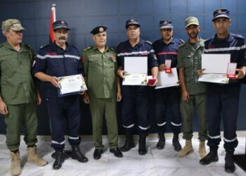 السلطات الليبية تُكرّم الحماية المدنية الجزائرية
