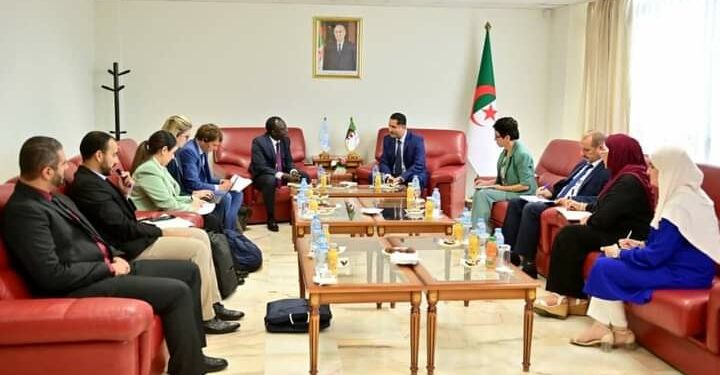 وزير الاتصال يستقبل مقرر الأمم المتحدة الخاص