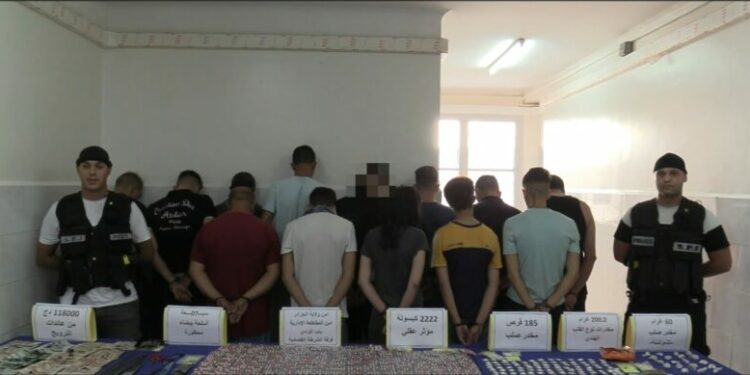 أمن باب الوادي يطيح بشبكة إجرامية (صور)