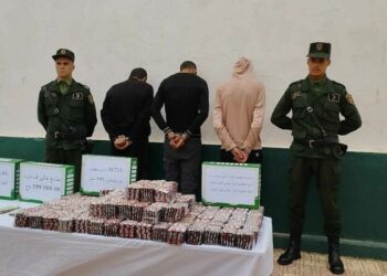 توقيف 3 أشخاص وحجز أقراص مهلوسة بالنعامة