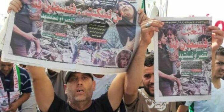 العدوان على فلسطين بعيون صحفيين جزائريين