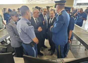 وفد ليبي يزور مديرية شرطة الحدود ومطار هواري بومدين