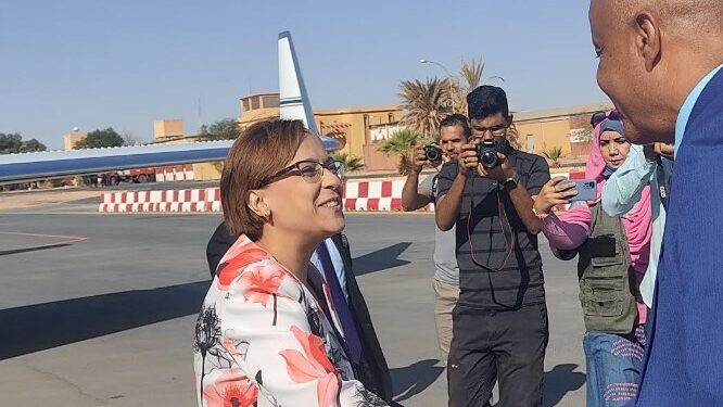 وزيرة التضامن في زيارة إلى ولاية تندوف
