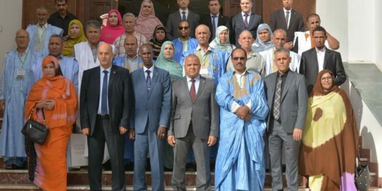 وفد صحراوي في زيارة إلى المحكمة الدستورية
