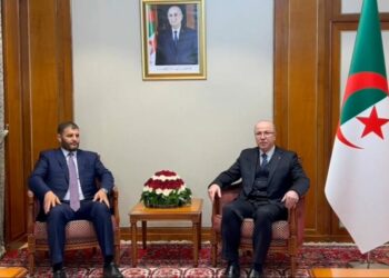 الوزير الأول يتحادث مع وزير الداخلية الليبي