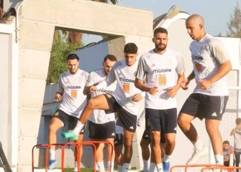بالصور.. الحصة التدريبية الثانية للمنتخب الوطني