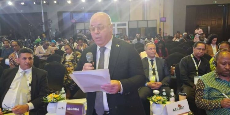 ربيقة: الجزائر تدعم صياغة موقف موحد بشأن التعويض للأفارقة