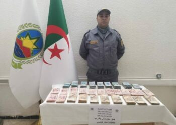 حجز 50 ألف دينار تونسي بمركز أم الطبول