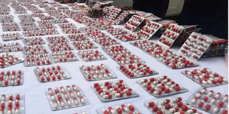 حجز 59 ألف قرص مهلوس بالوادي