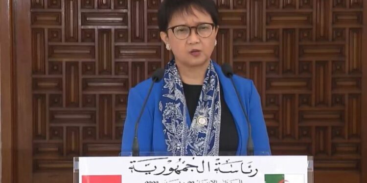وزيرة خارجية إندونيسيا تؤكد ضرورة تعزيز التعاون الاقتصادي مع الجزائر