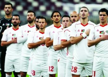 بعثة منتخب فلسطين تغادر الجزائر