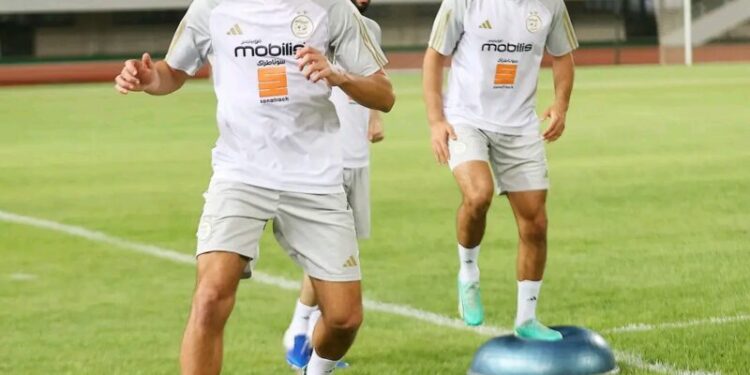 أول حصة تدريبية للمنتخب الوطني في لومي