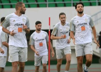 آخر حصة تدريبية لمحاربي الصحراء قبل مواجهة الطوغو