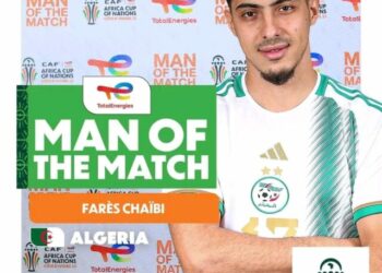 شايبي أفضل لاعب في مباراة “الخضر” أمام أنغولا