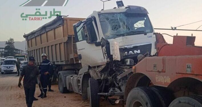 حادث مرور تسلسلي يتسبب في غلق جزئي للطريق السريع بالبليدة