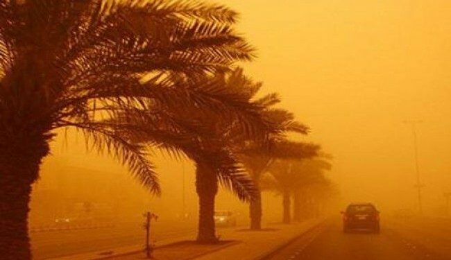 رياح قوية وزوابع رملية في 7 ولايات