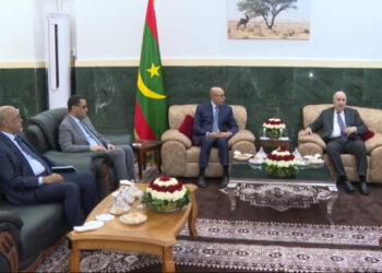 الرئيس تبون يجري محادثات ثنائية مع نظيره الموريتاني