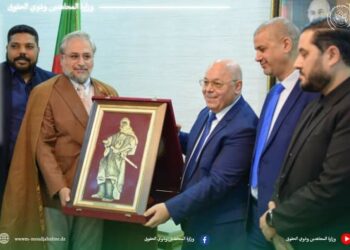 وزير المجاهدين يستقبل الشاعر العراقي مرتضى التميمي