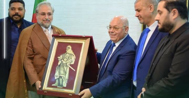 وزير المجاهدين يستقبل الشاعر العراقي مرتضى التميمي