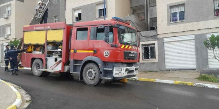 ضحايا في حريق شقة بالبويرة