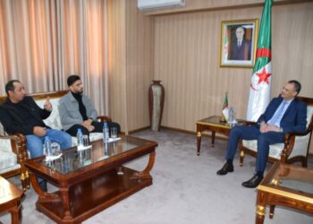 الوزير حماد يستقبل العداء قواند