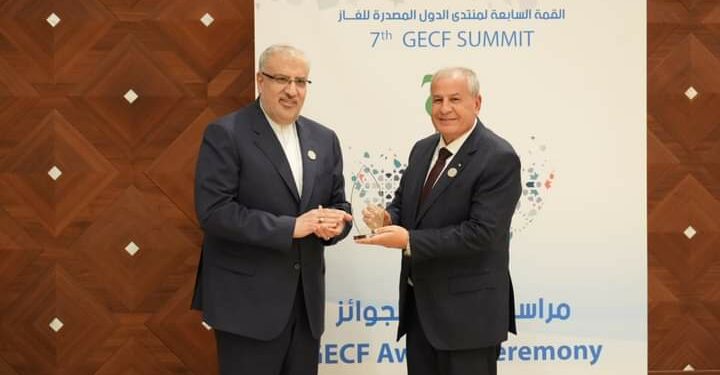 تكريم “سوناطراك” من قبل منتدى الدول المصدرة للغاز