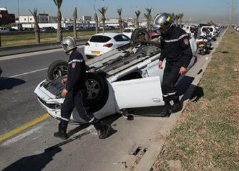 حوادث مرور.. وفاة 8 أشخاص و جرح 346 آخرين في أسبوع